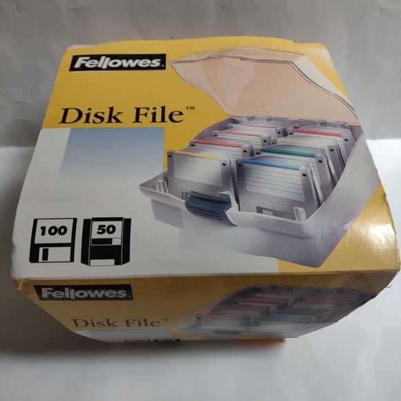 New Fellowes Disk File Flexible Divider System Storage 50-100 - Picture 1 of 5